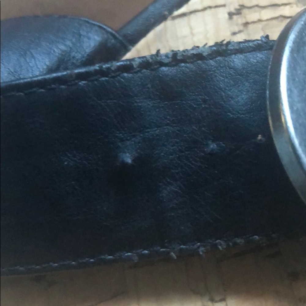 BAMBOO wedges, black with cork wedge - Picture 5 of 5